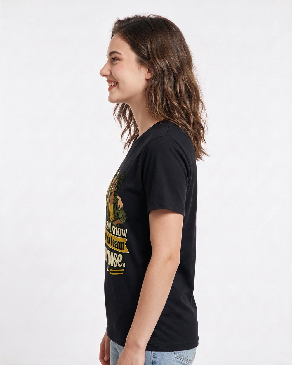 Veteran Black T-Shirt for Women – Everyday Expression Graphic Tee product image 2