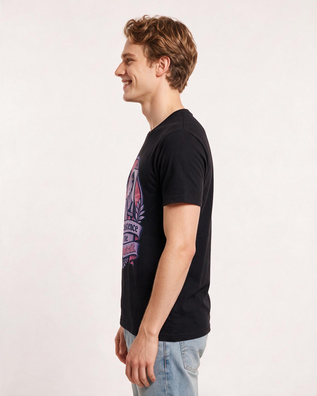 Pride Black T-Shirt for Men – Everyday Expression Graphic Tee product image 2