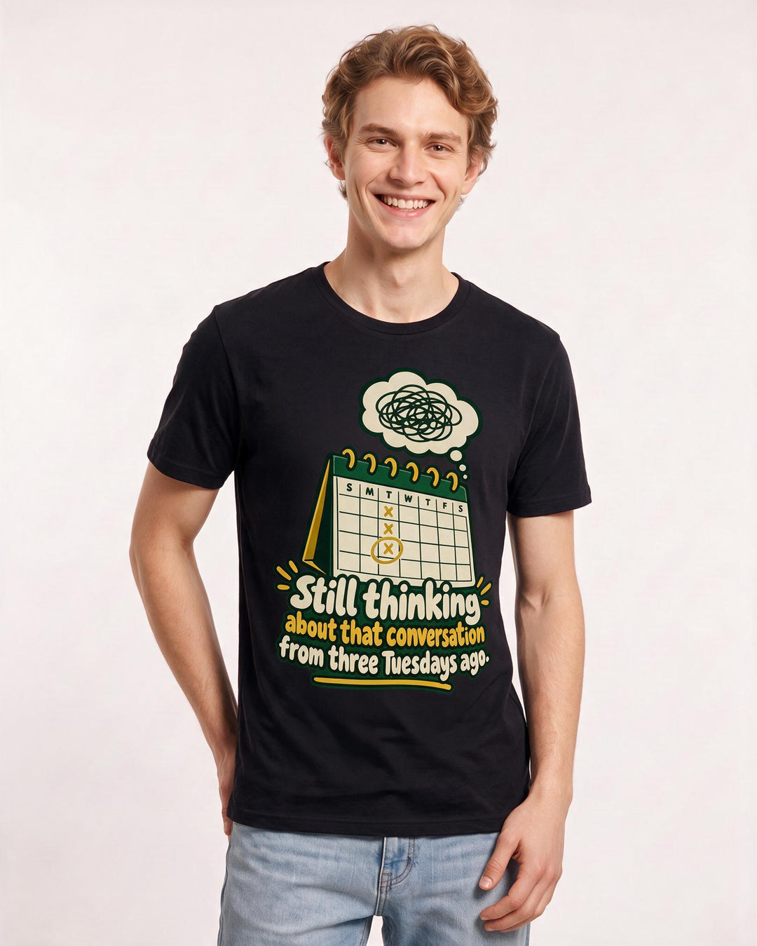 Neurodiversity Black T-Shirt for Men – Everyday Expression Graphic Tee product image 1