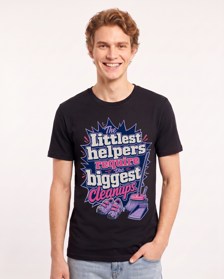 Grandparent Black T-Shirt for Men – Everyday Expression Graphic Tee product image 3
