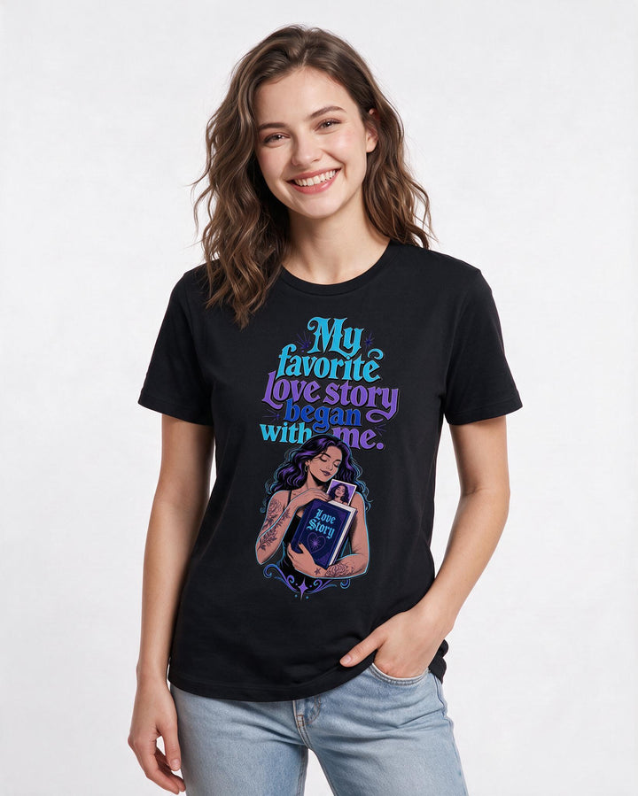 Pride Black T-Shirt for Women – Everyday Expression Graphic Tee product image 1