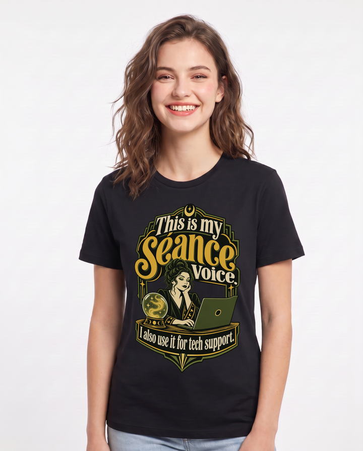 Halloween Black T-Shirt for Women – Halloween Theme Graphic Tee product image 3