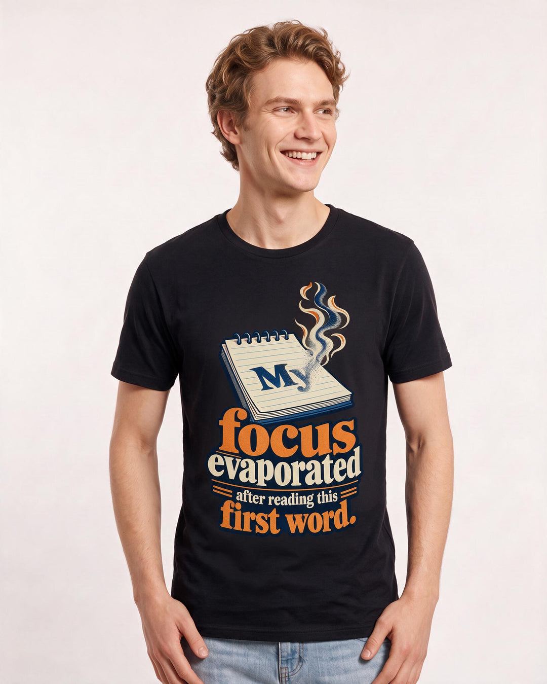 Meme Black T-Shirt for Men – Everyday Expression Graphic Tee product image 1