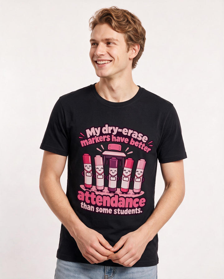 Teacher Black T-Shirt for Men – Everyday Expression Graphic Tee product image 1