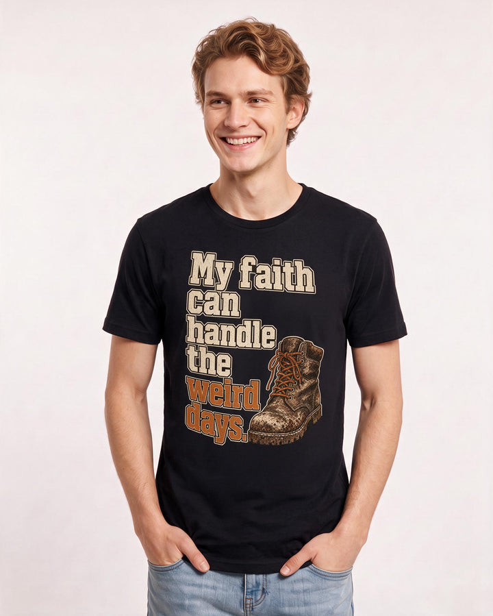 Christian Faith Black T-Shirt for Men – Everyday Expression Graphic Tee product image 1
