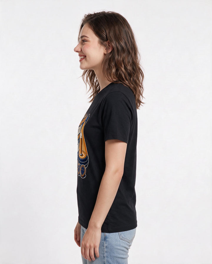 Beer Women's Black T-Shirt – My weekend’s main character is a pint. product image 2