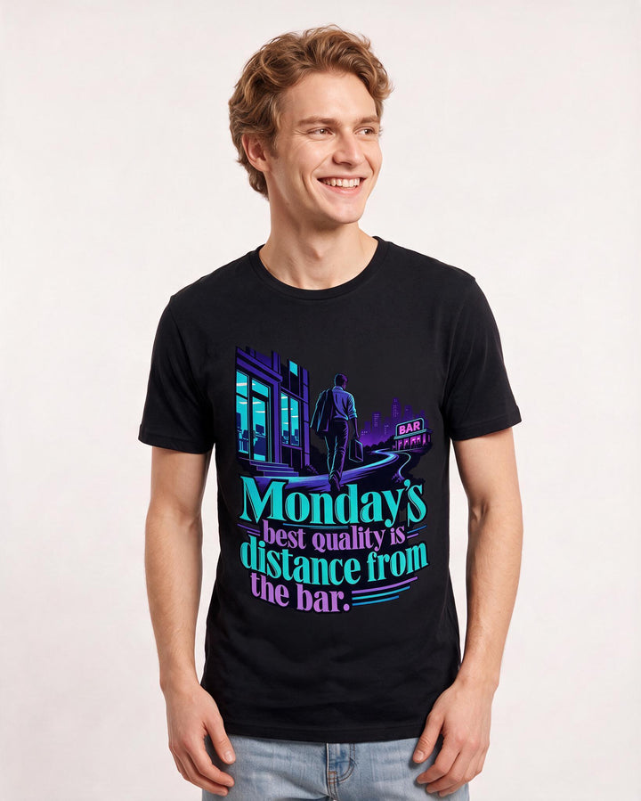 Beer Black T-Shirt for Men – Everyday Expression Graphic Tee product image 1