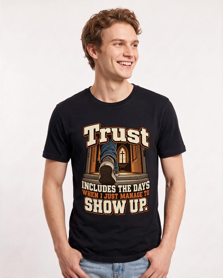 Christian Faith Black T-Shirt for Men – Everyday Expression Graphic Tee product image 1