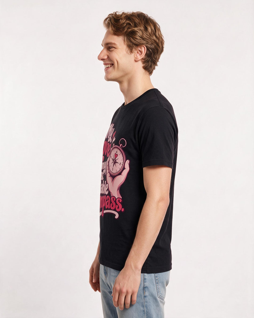 Pride Black T-Shirt for Men – Everyday Expression Graphic Tee product image 2
