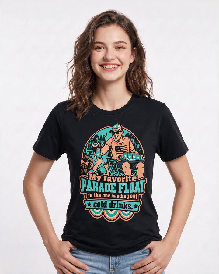 Patriotic Black T-Shirt for Women – Everyday Expression Graphic Tee product image 1