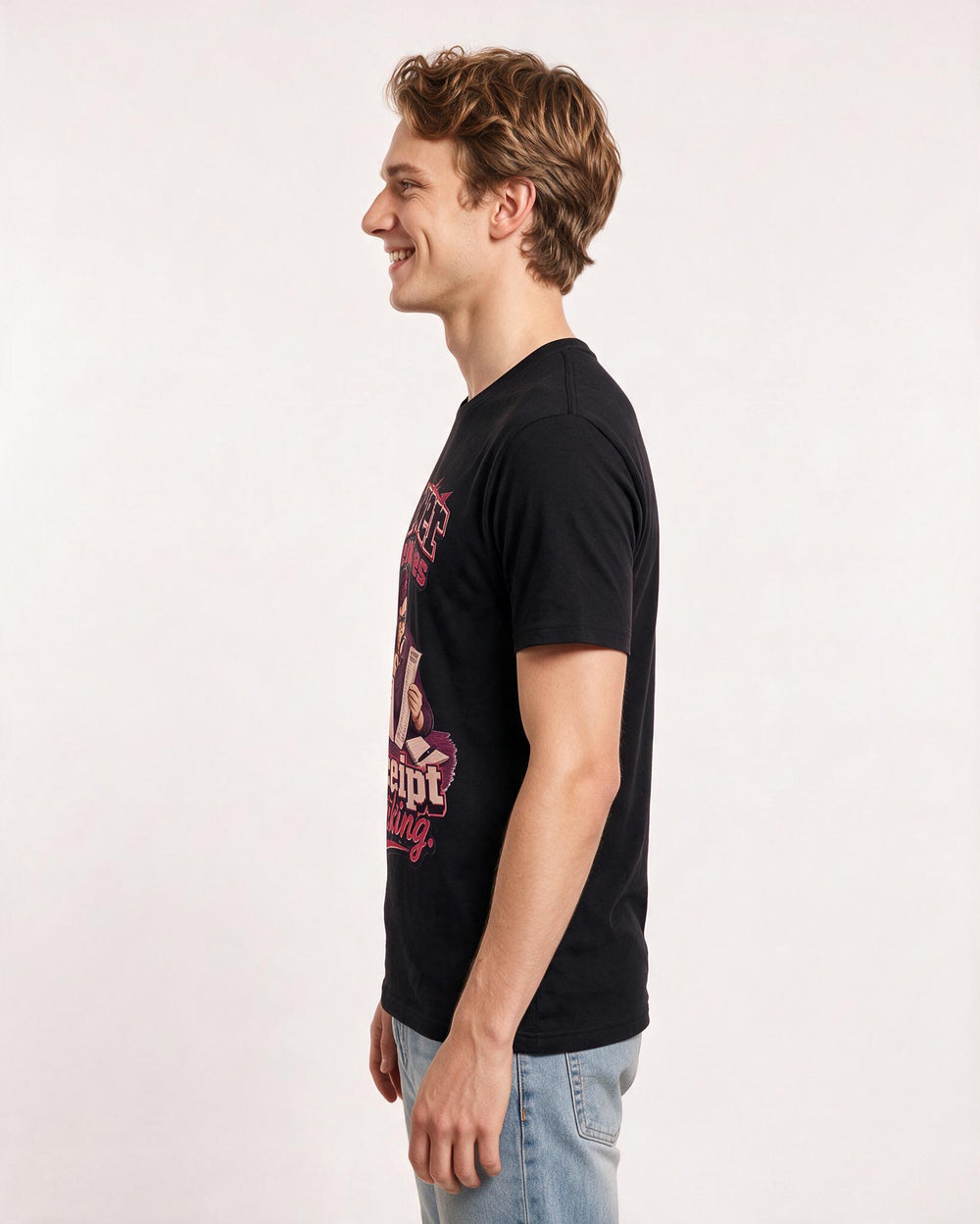 Political Statement Black T-Shirt for Men – Everyday Expression Graphic Tee product image 2