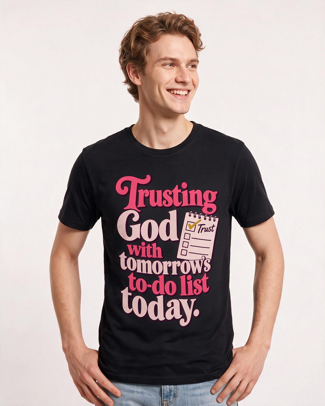 Christian Faith Black T-Shirt for Men – Everyday Expression Graphic Tee product image 1