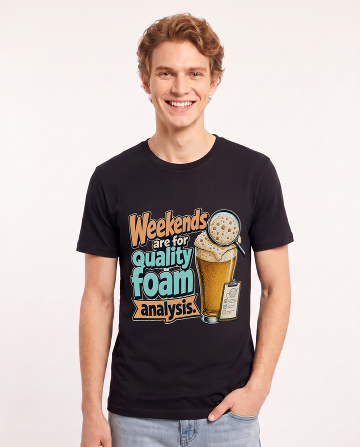 Beer Black T-Shirt for Men – Everyday Expression Graphic Tee product image 3