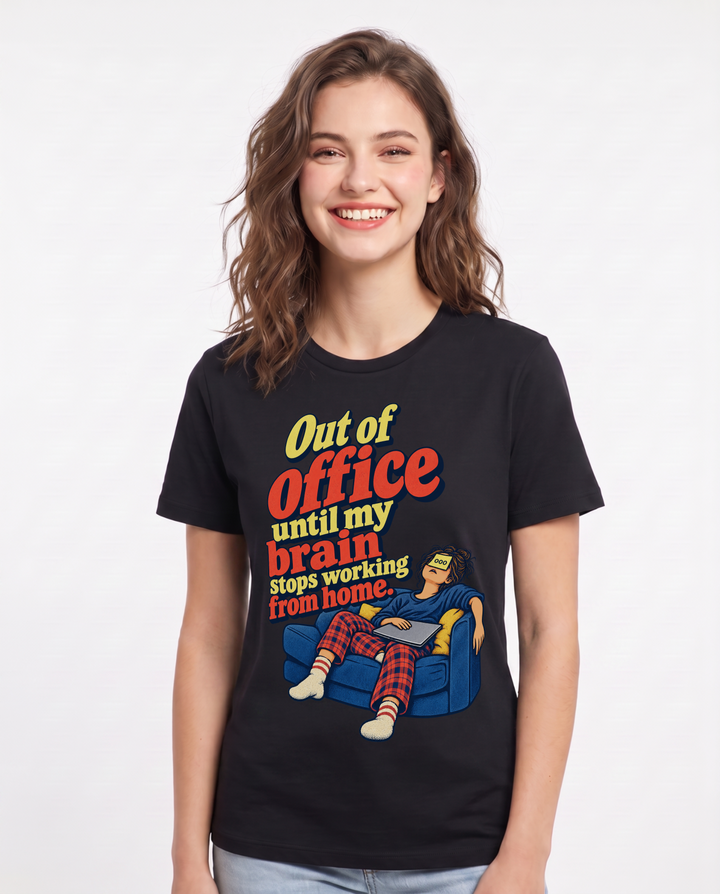 Meme Black T-Shirt for Women – Everyday Expression Graphic Tee product image 3