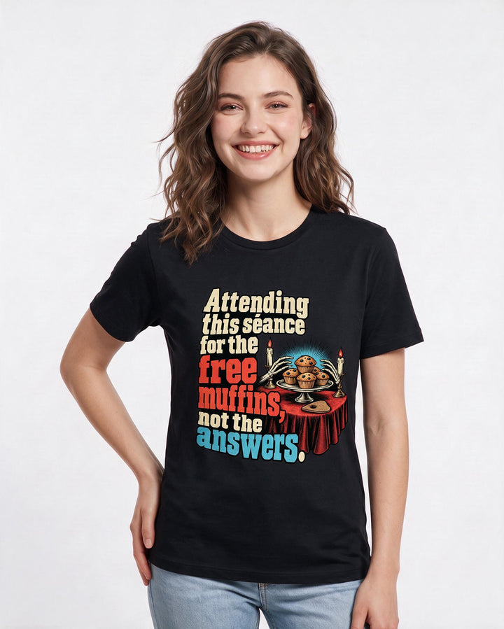 Halloween Black T-Shirt for Women – Halloween Theme Graphic Tee product image 1