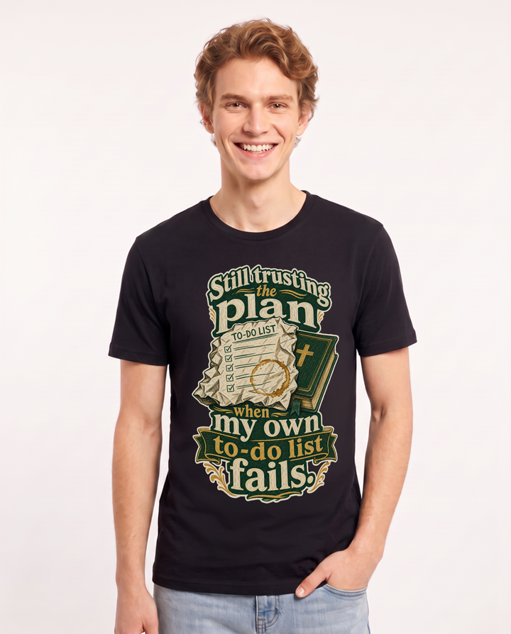 Christian Faith Black T-Shirt for Men – Everyday Expression Graphic Tee product image 3