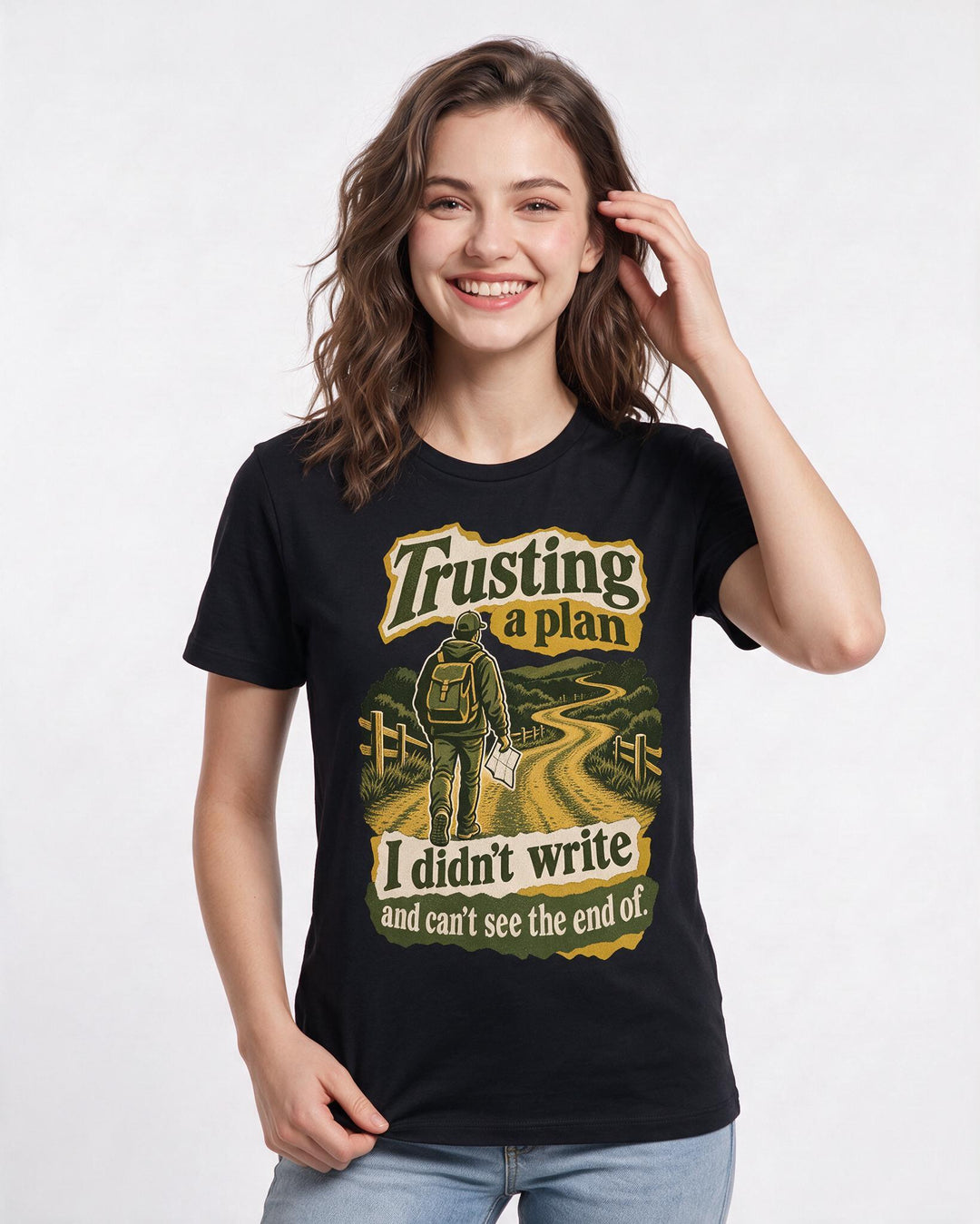 Christian Faith Black T-Shirt for Women – Everyday Expression Graphic Tee product image 1