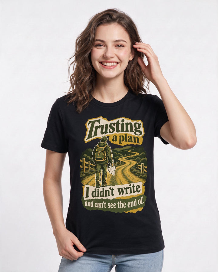 Christian Faith Black T-Shirt for Women – Everyday Expression Graphic Tee product image 1