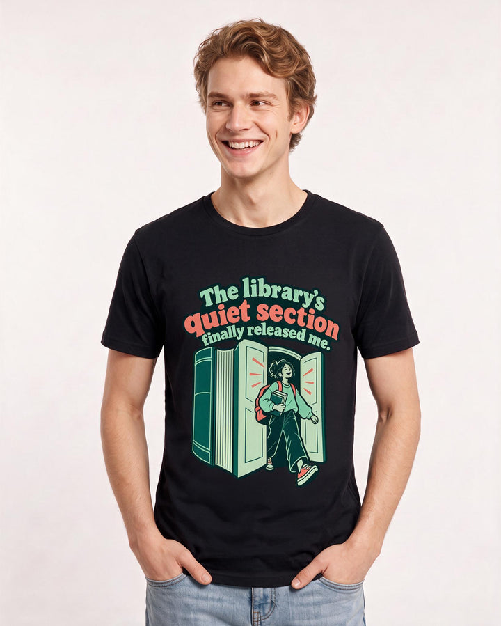 Graduation Black T-Shirt for Men – Everyday Expression Graphic Tee product image 1