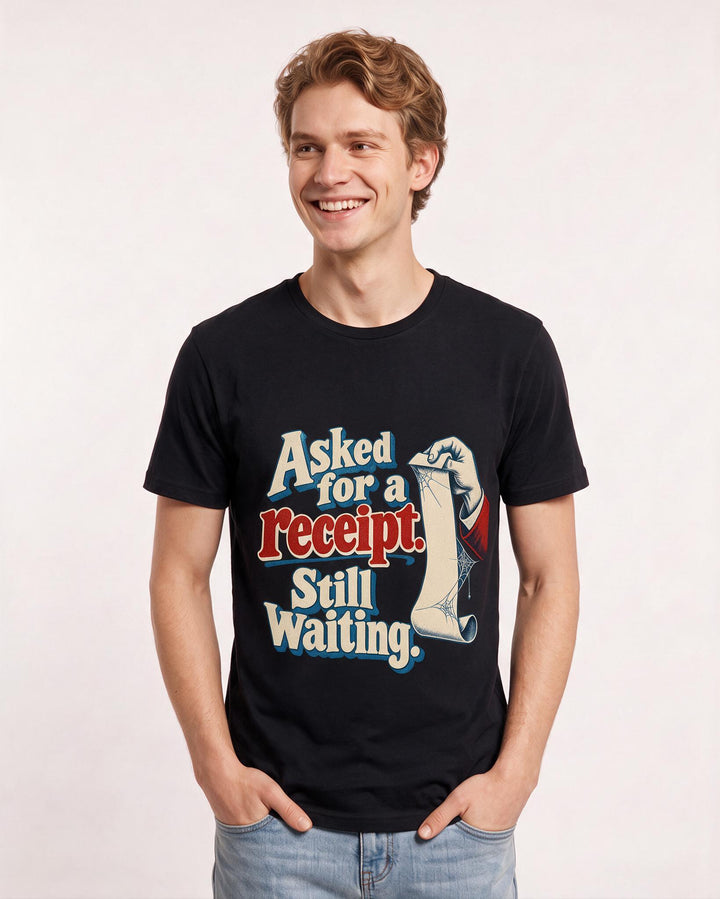 Political Statement Black T-Shirt for Men – Everyday Expression Graphic Tee product image 1