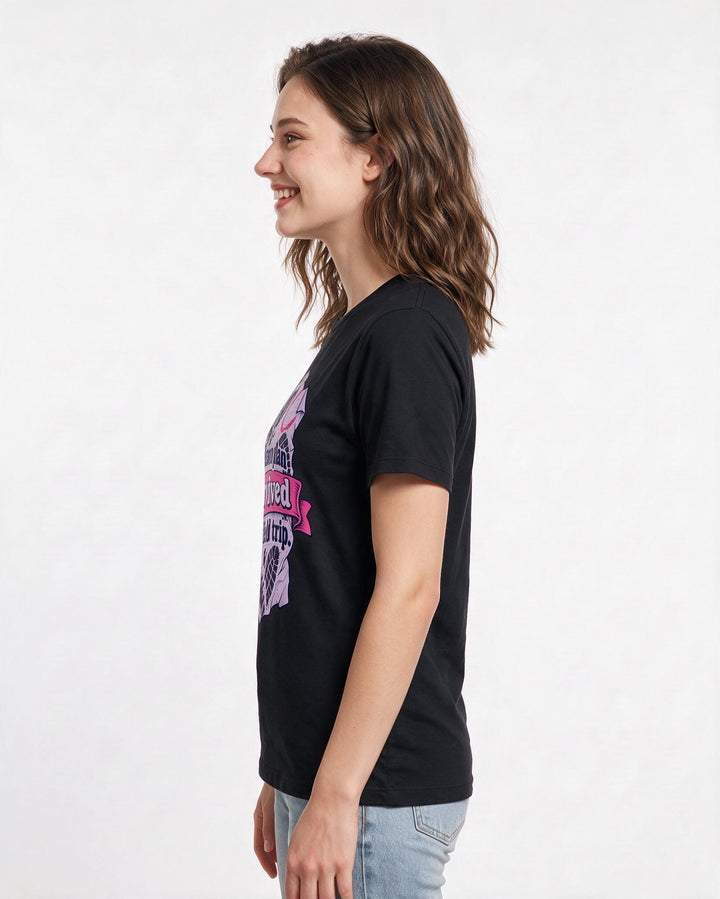 Teacher Black T-Shirt for Women – Everyday Expression Graphic Tee product image 2