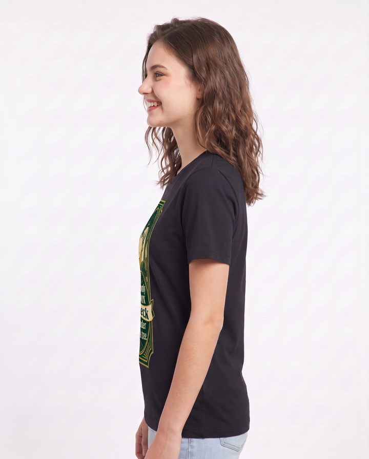 Hunting Women's Black T-Shirt - The only inbox I check is under this product image 2