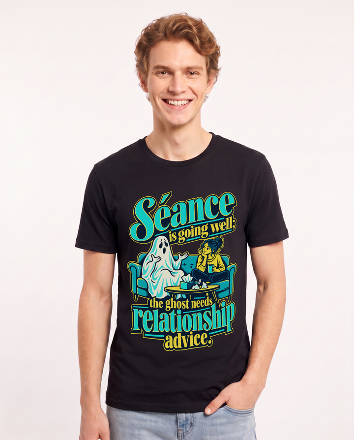 Halloween Black T-Shirt for Men – Halloween Theme Graphic Tee product image 3