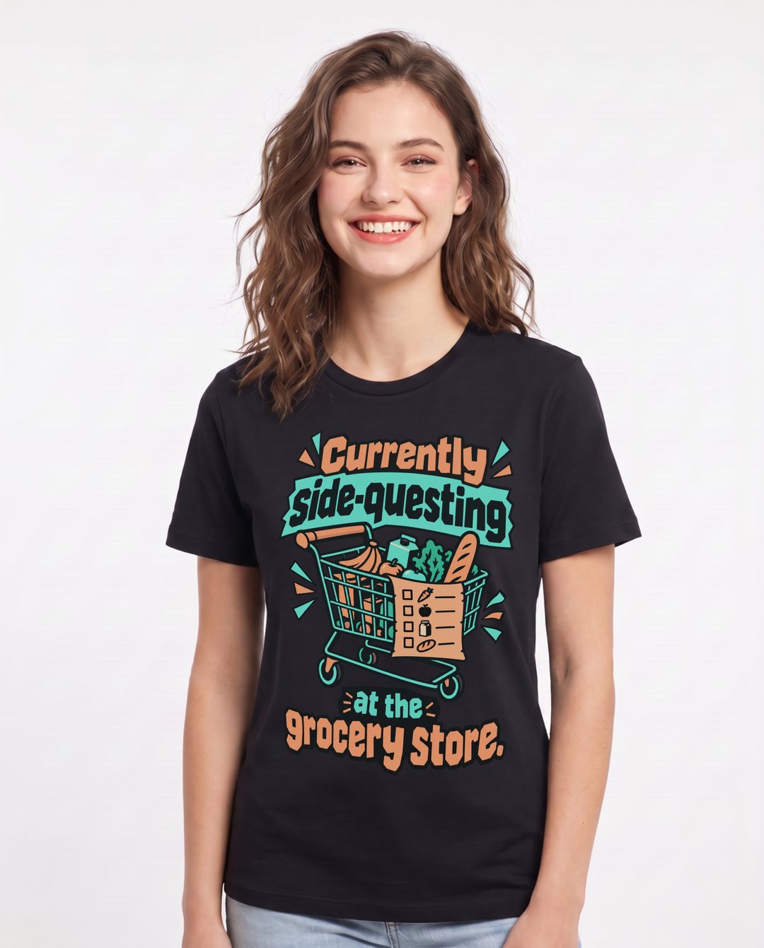 Gaming Black T-Shirt for Women – Game Night Graphic Tee product image 3