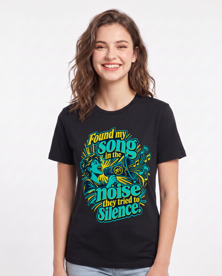 Pride Black T-Shirt for Women – Everyday Expression Graphic Tee product image 3