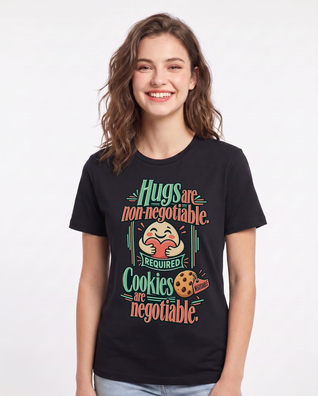 Grandparent Black T-Shirt for Women – Everyday Expression Graphic Tee product image 3