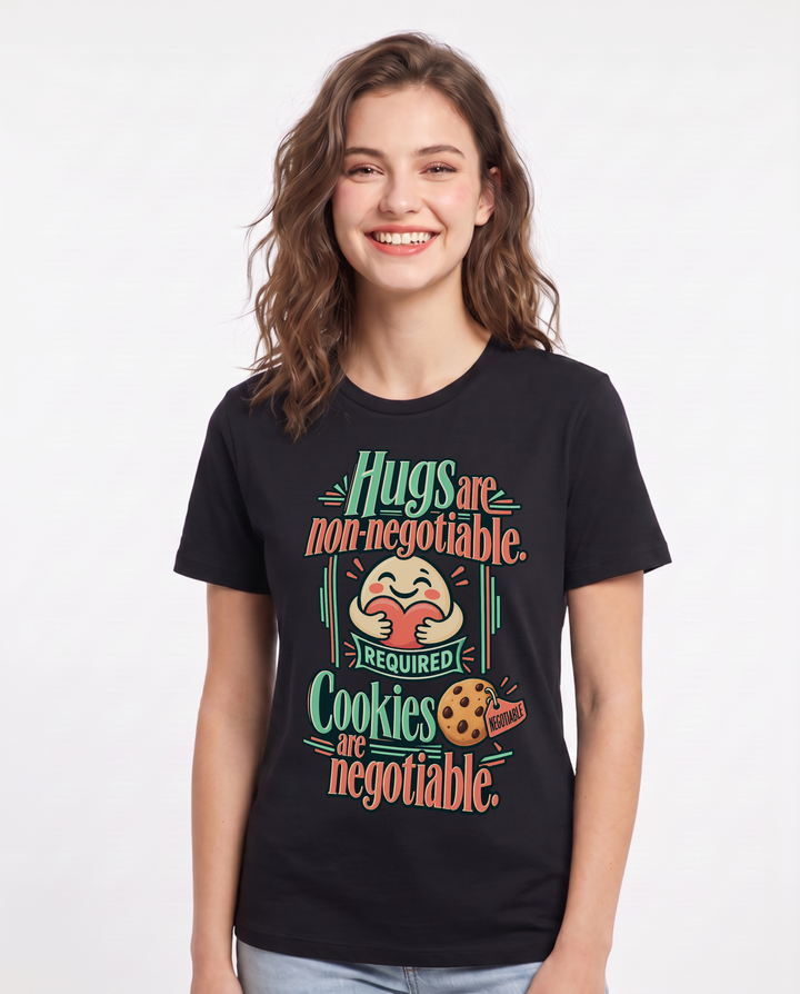 Grandparent Black T-Shirt for Women – Everyday Expression Graphic Tee product image 3