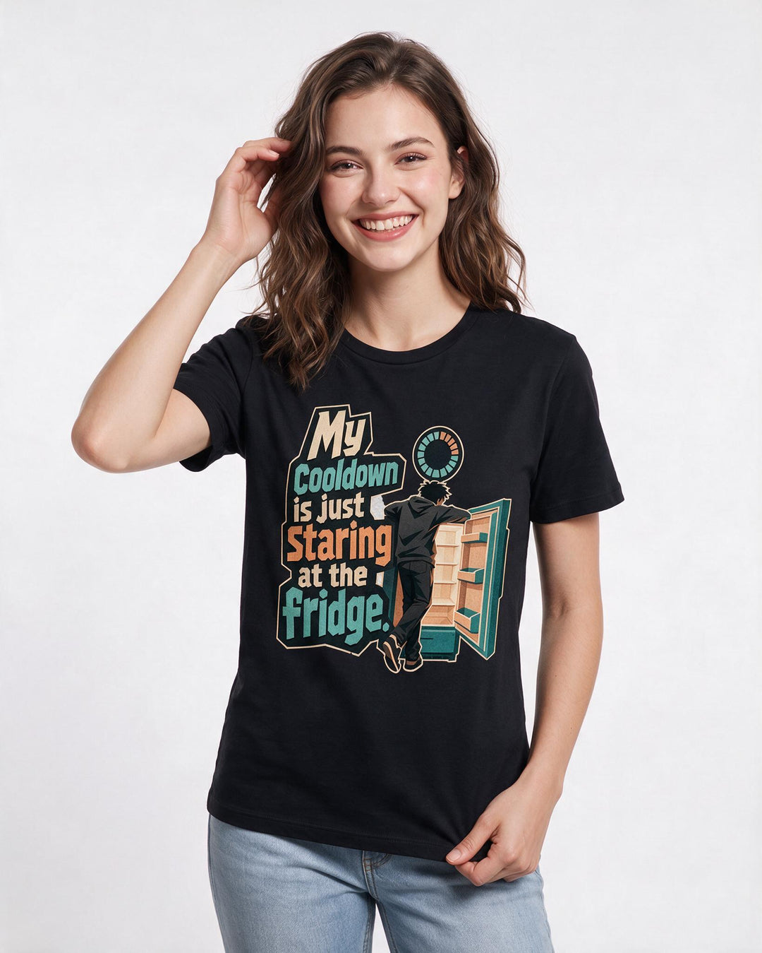 Gaming Black T-Shirt for Women – Game Night Graphic Tee product image 1