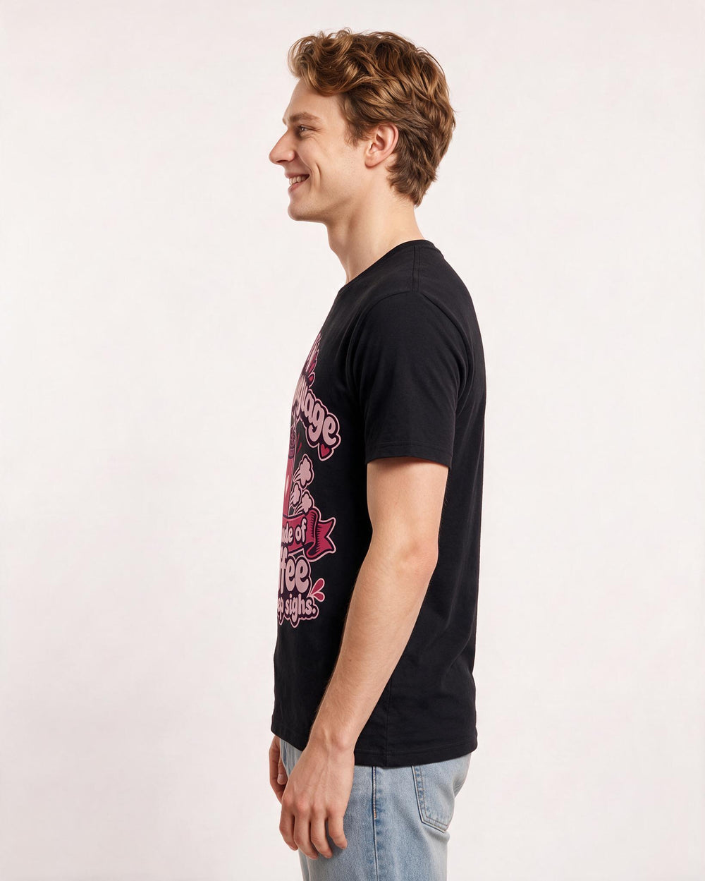 Mom Black T-Shirt for Men – Everyday Expression Graphic Tee product image 2