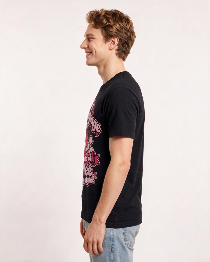 Mom Black T-Shirt for Men – Everyday Expression Graphic Tee product image 2