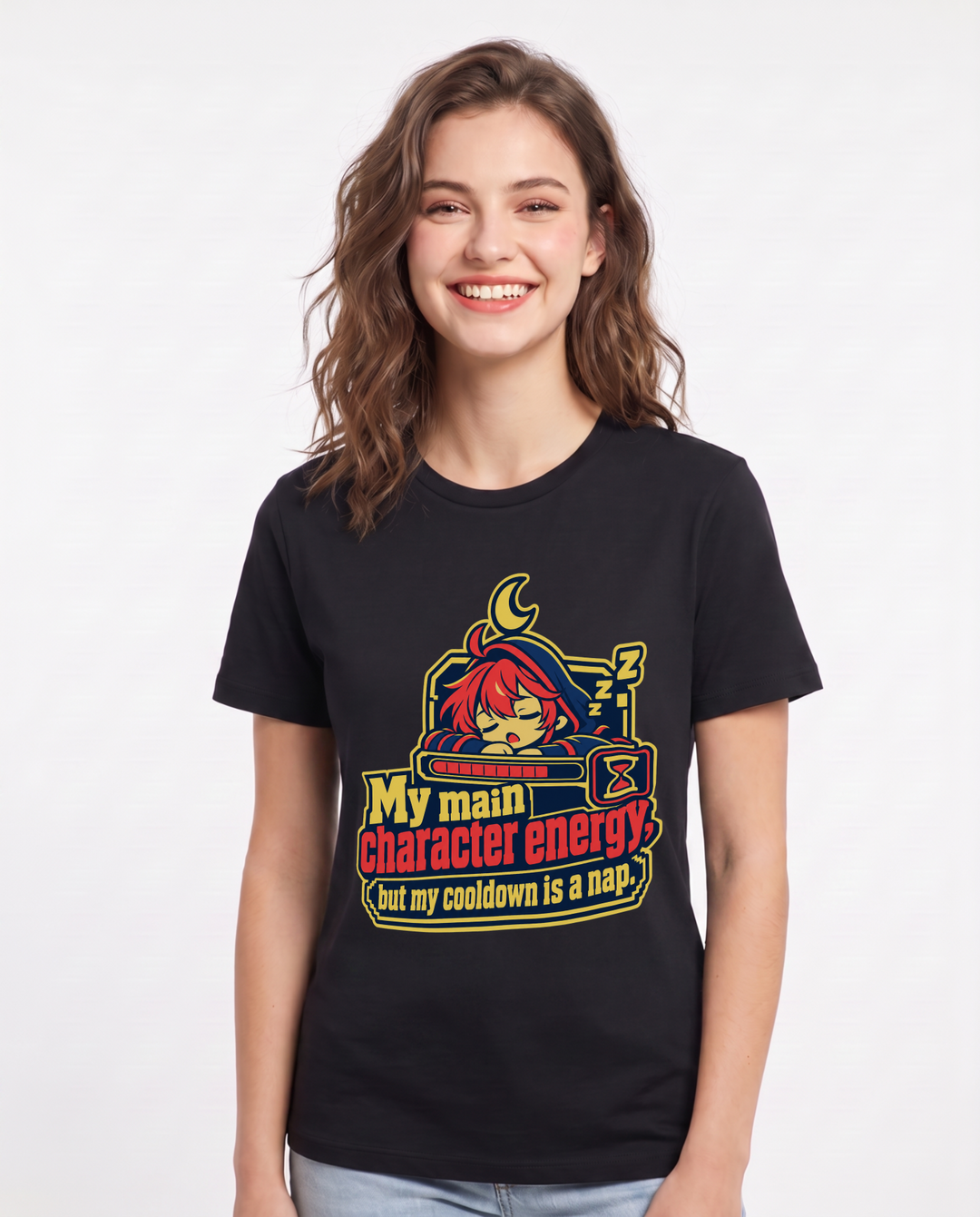 Gaming Black T-Shirt for Women – Game Night Graphic Tee product image 3