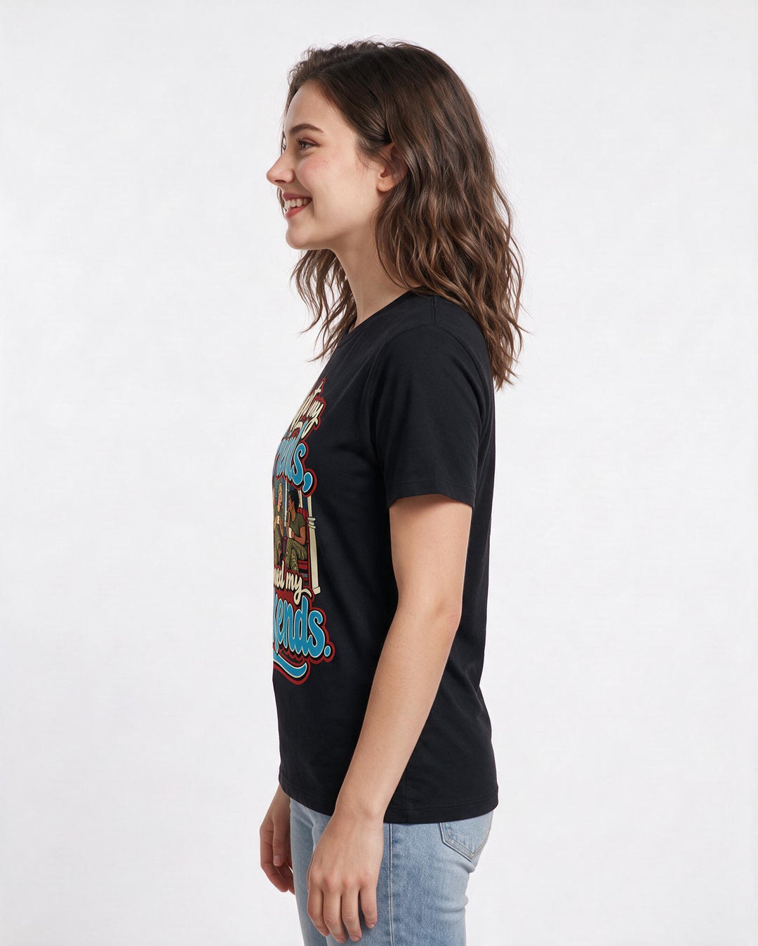 Veteran Black T-Shirt for Women – Everyday Expression Graphic Tee product image 2