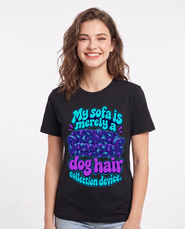 Cat Lover Black T-Shirt for Women – Everyday Expression Graphic Tee product image 3