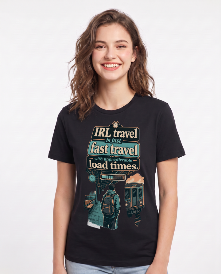 Gaming Black T-Shirt for Women – Game Night Graphic Tee product image 3