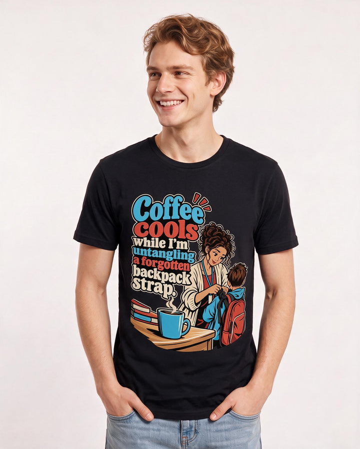 Teacher Black T-Shirt for Men – Everyday Expression Graphic Tee product image 1