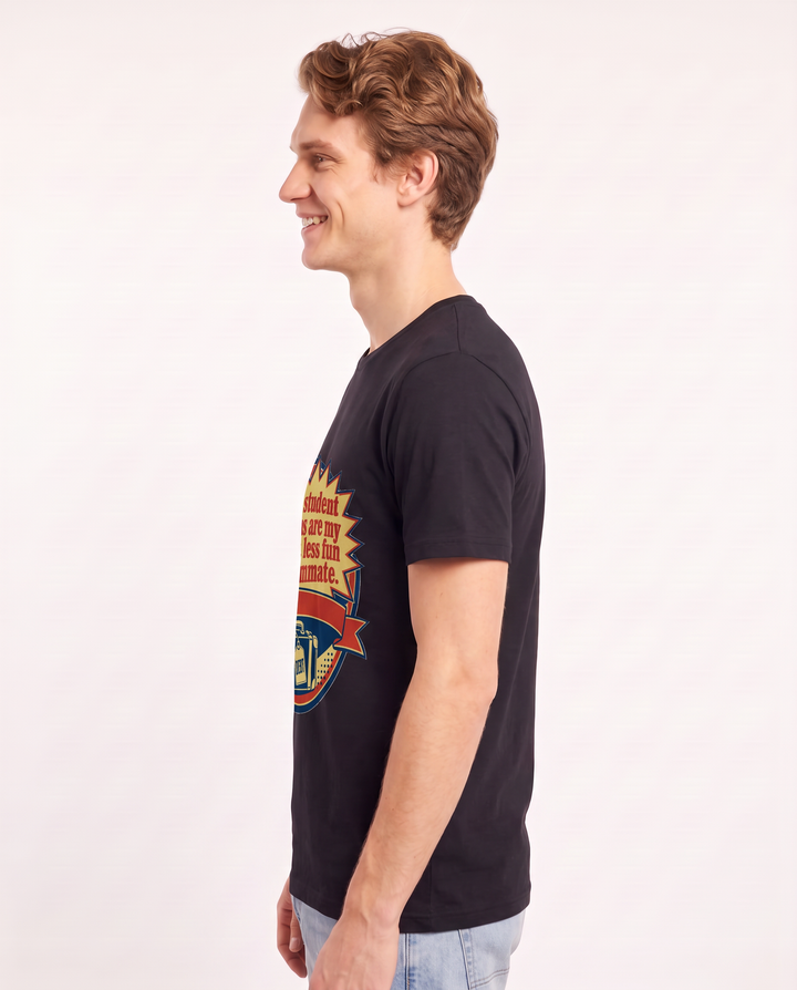 Graduation Gift Men's Black T-Shirt - My student loans are my new, product image 2