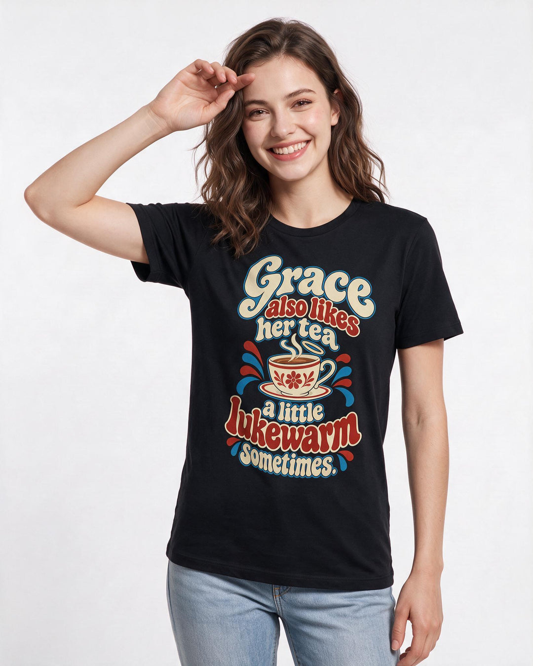 Christian Faith Black T-Shirt for Women – Everyday Expression Graphic Tee product image 1