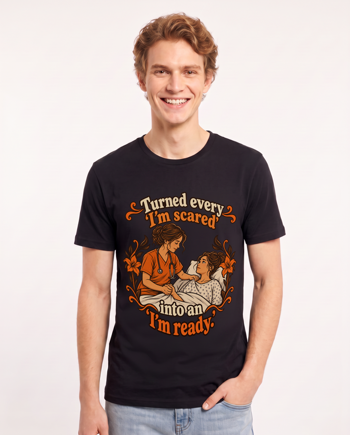 Nurse Black T-Shirt for Men – Nursing Life Graphic Tee product image 3