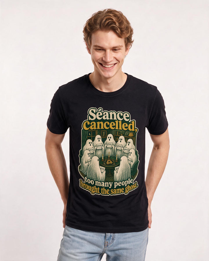 Halloween Black T-Shirt for Men – Halloween Theme Graphic Tee product image 1