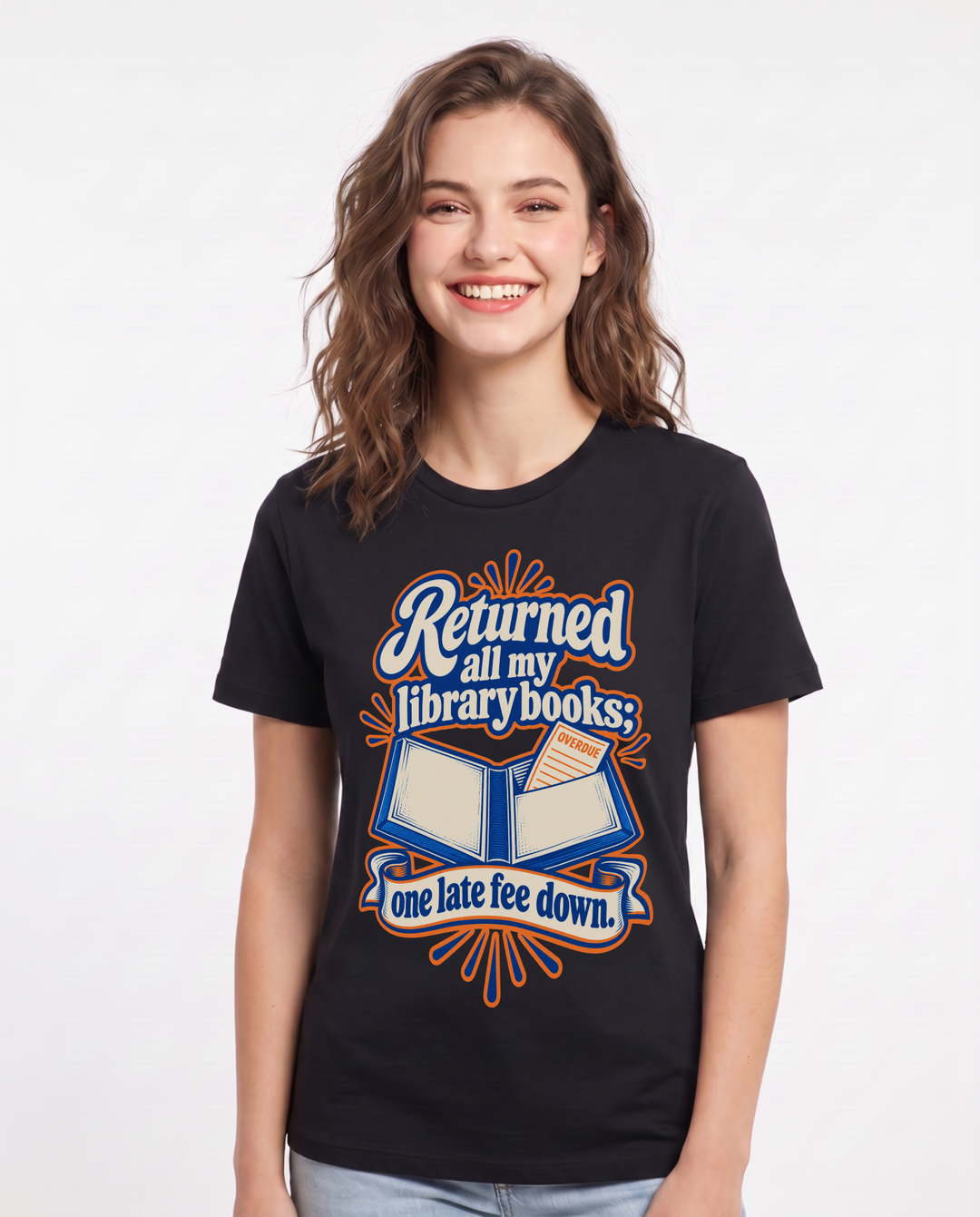 Graduation Black T-Shirt for Women – Everyday Expression Graphic Tee product image 3