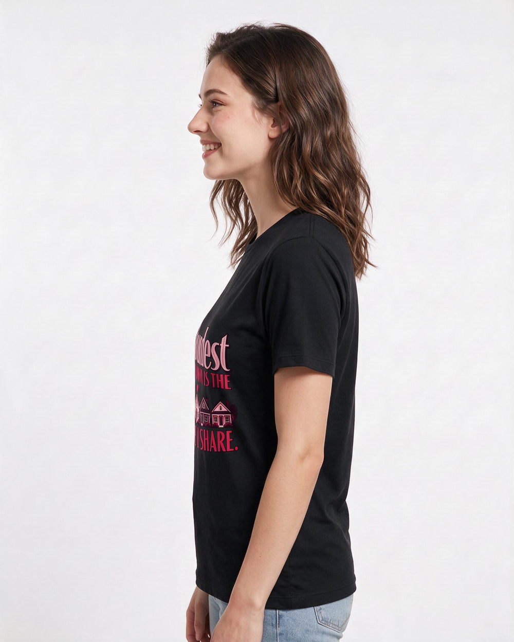 Patriotic Black T-Shirt for Women – Everyday Expression Graphic Tee product image 2