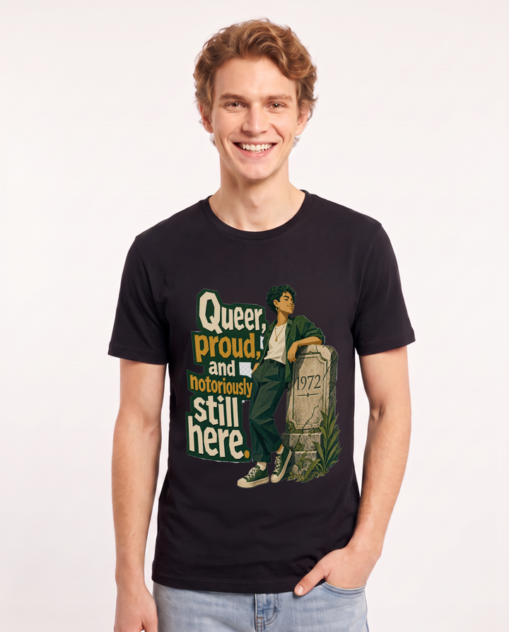 Pride Black T-Shirt for Men – Everyday Expression Graphic Tee product image 3