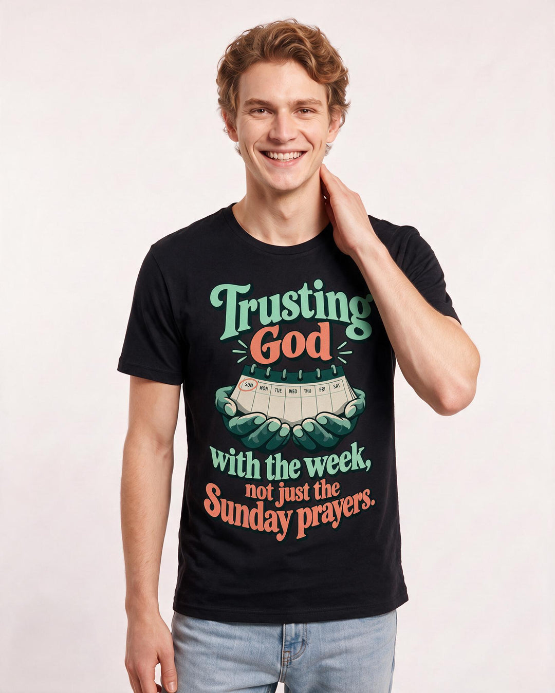 Christian Faith Black T-Shirt for Men – Everyday Expression Graphic Tee product image 1
