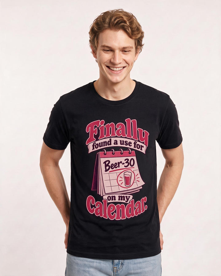 Beer Black T-Shirt for Men – Everyday Expression Graphic Tee product image 1