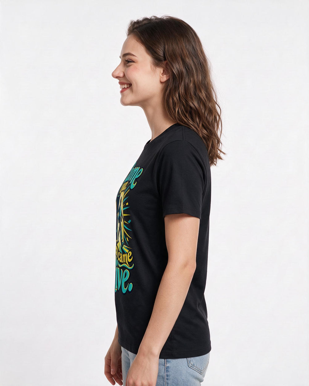 Pride Black T-Shirt for Women – Everyday Expression Graphic Tee product image 2