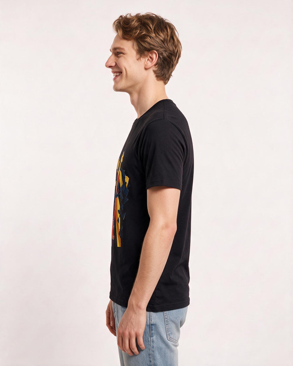 Pride Men's Black T-Shirt – I finally fit by refusing to shrink. product image 2